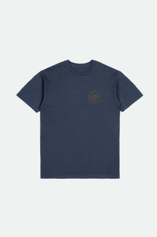 Oath V S/S Standard Tee - Washed Navy/Gold/Charcoal